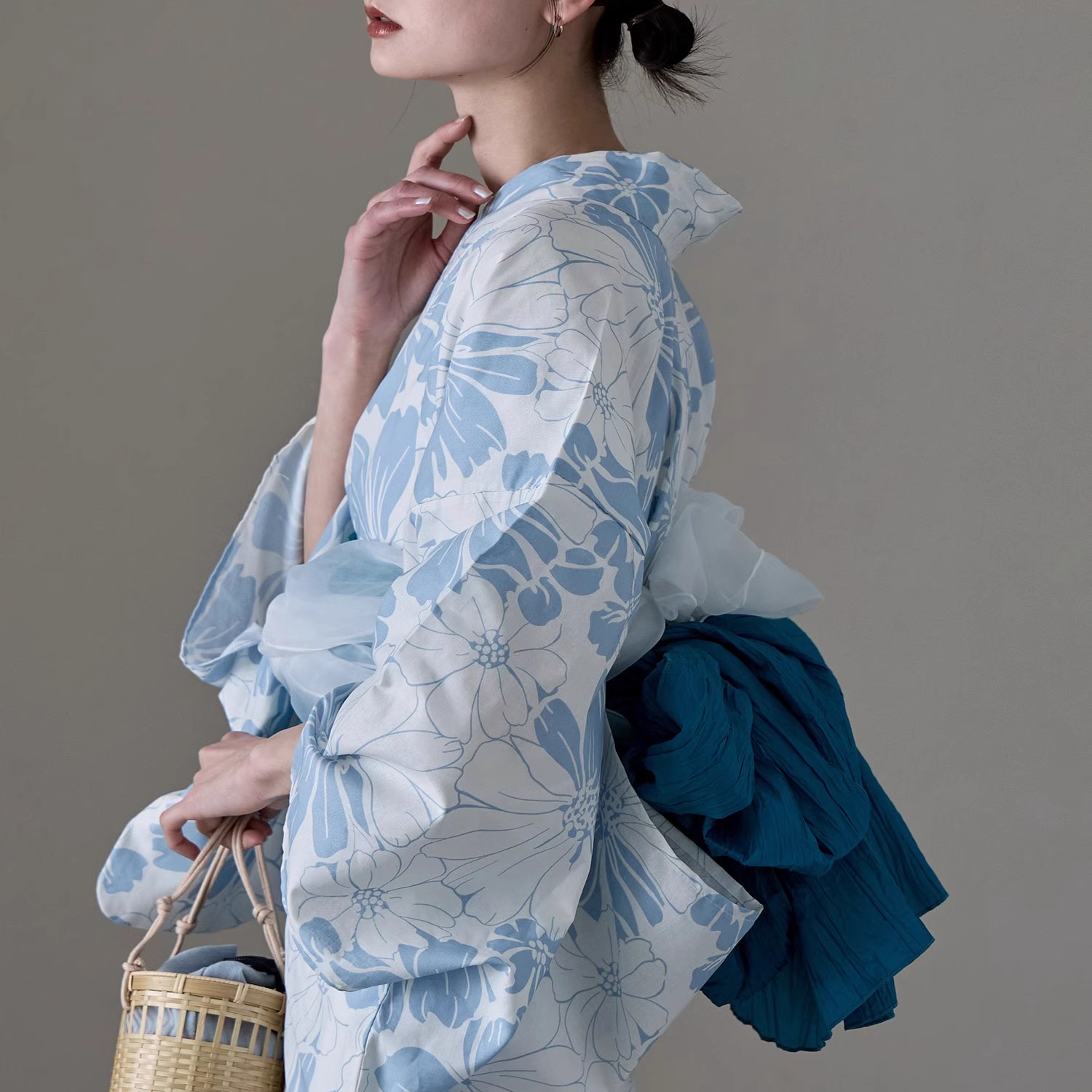 Kimono Yukata Cotton - Традиционное кимоно-юката из хлопка и льна,