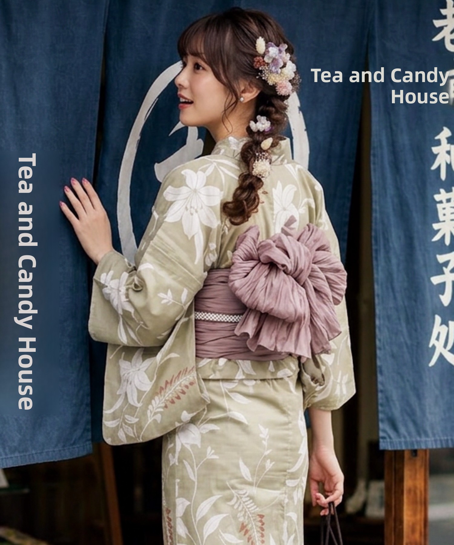 Kimono Yukata Cotton - Традиционное кимоно-юката из хлопка и льна