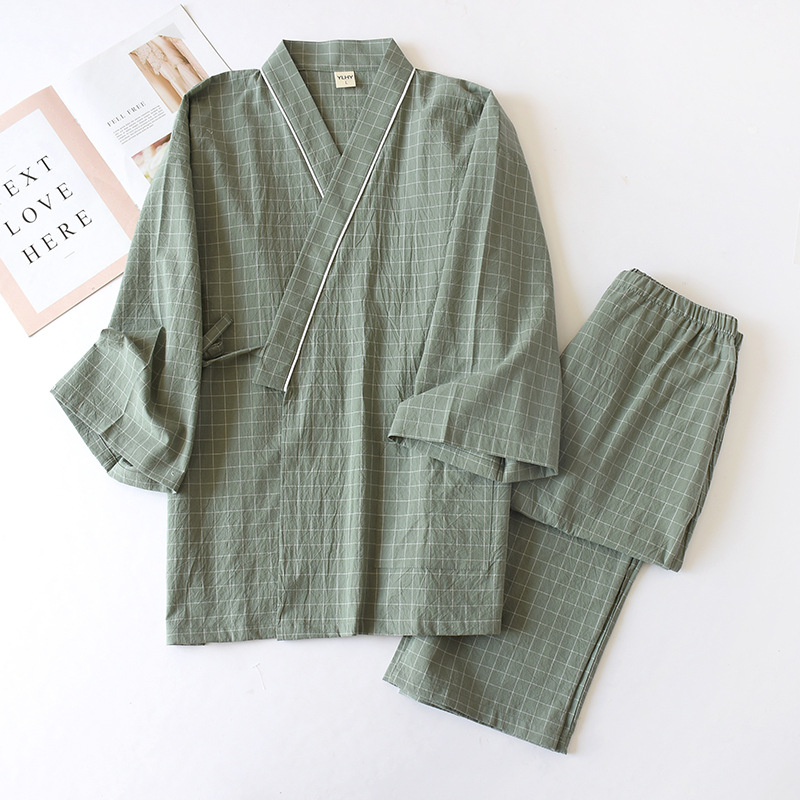 Kimono Yukata Cotton - Кимоно в японском стиле, хлопковая марля,