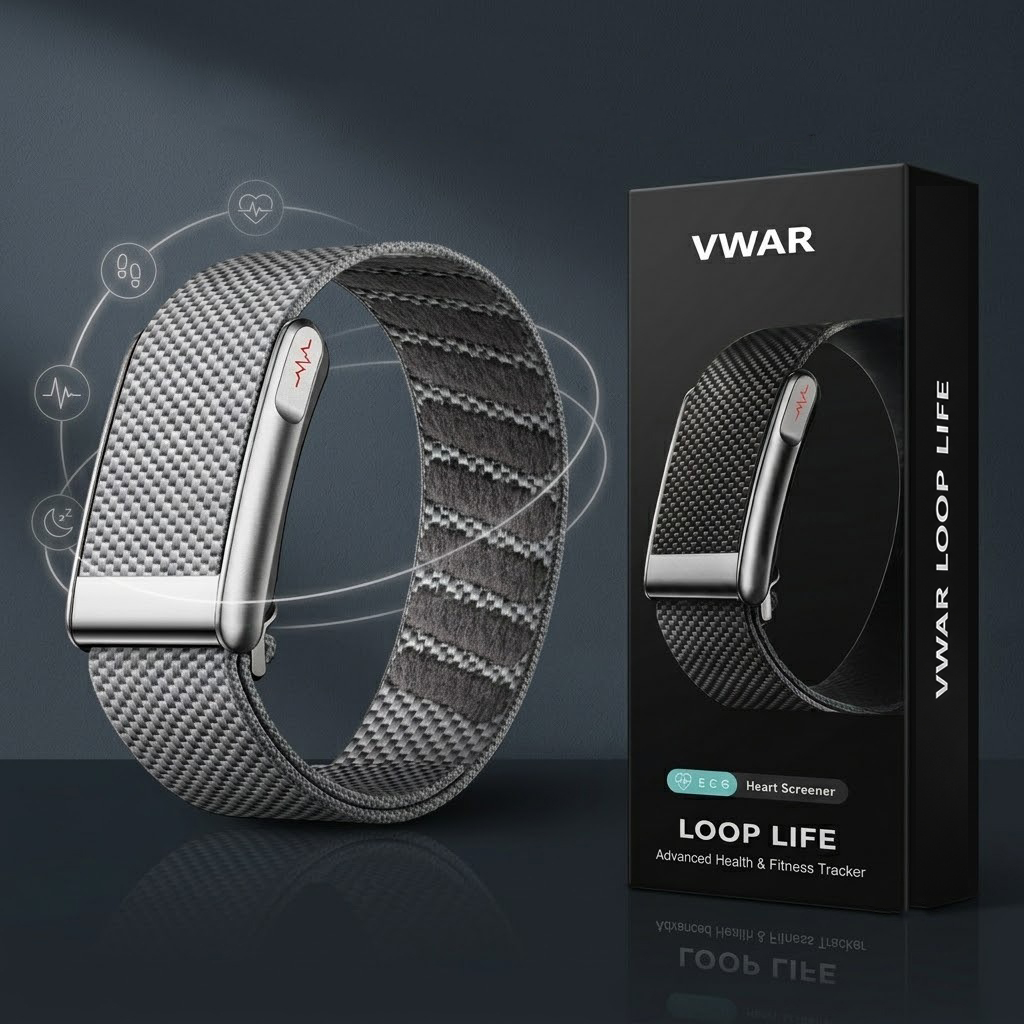 Japanese Women Lifestyle - Оригинальный фитнес-трекер VWAR Loop Life Sport: