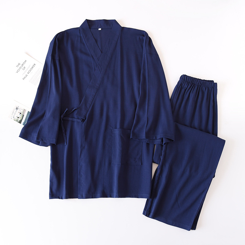 Мужская традиционная японская  – обзор и цена Kimono Yukata Cotton