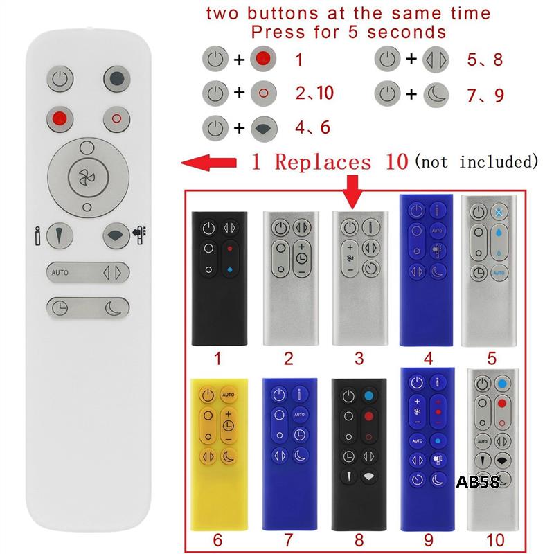 2X 10 в 1 пульт дистанционного – обзор и цена Dyson Fan Am07