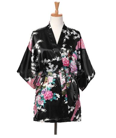 Женское кимоно-юката с павлинь – обзор и цена Kimono Yukata Cotton