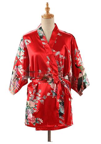 Женское кимоно-юката с павлинь – обзор и цена Kimono Yukata Cotton