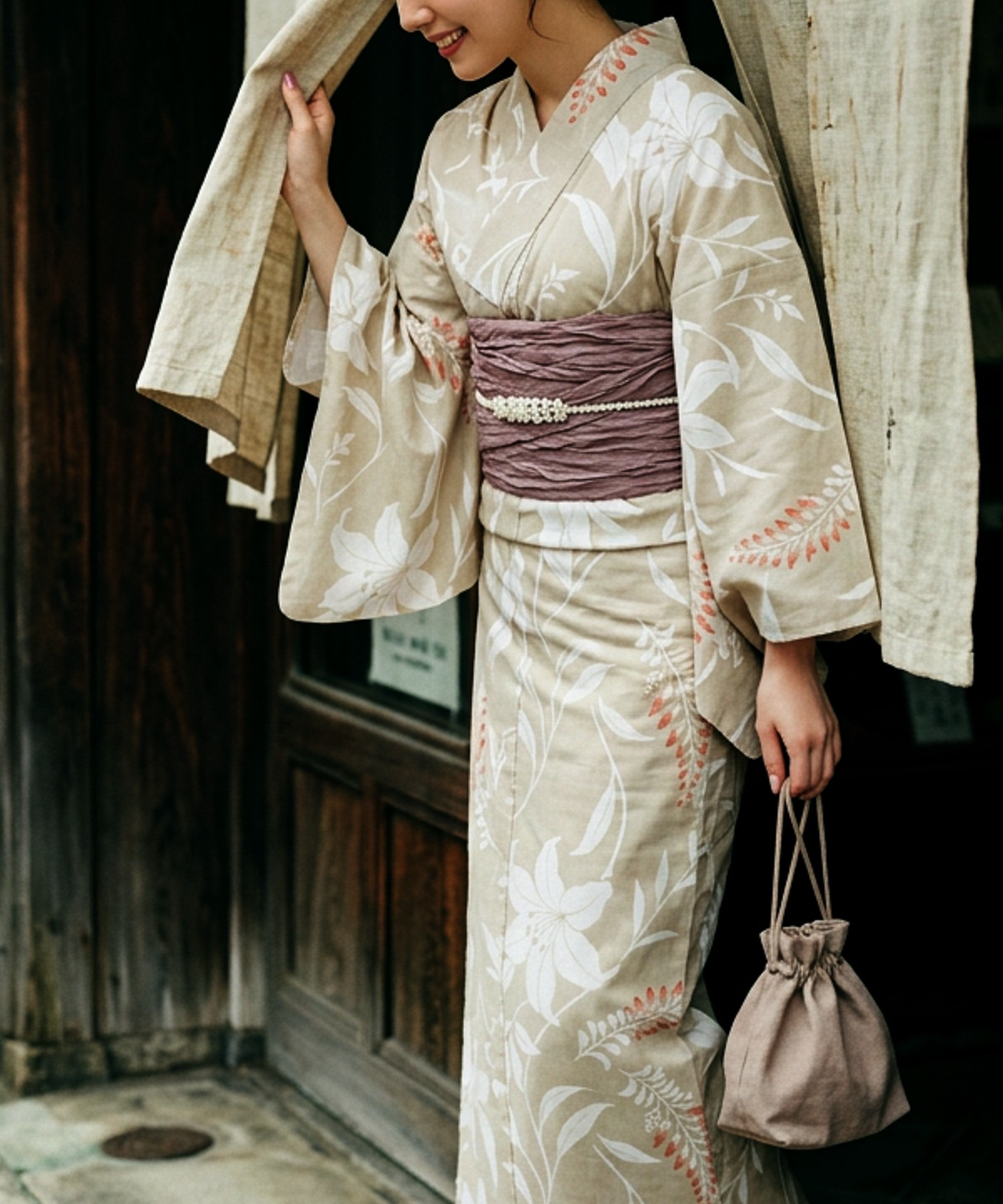 Традиционное кимоно-юката из х – обзор и цена Kimono Yukata Cotton