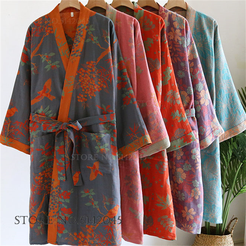 Женский японский ретро кимоно, – обзор и цена Kimono Yukata Cotton