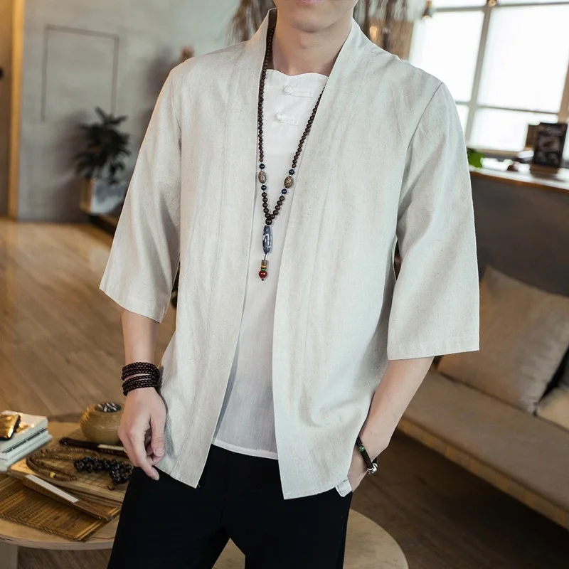 Японское кимоно, мужской карди – обзор и цена Kimono Yukata Cotton